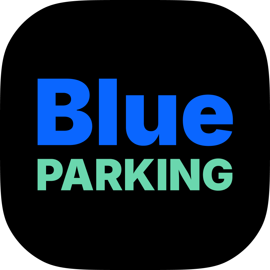 Blue Parking Icon